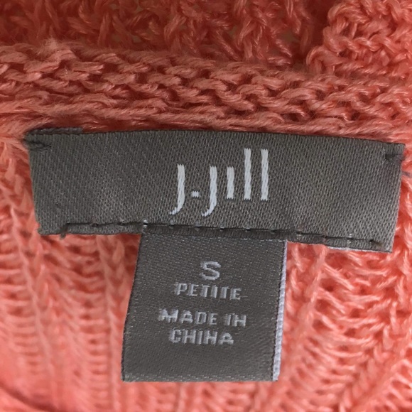 J.Jill Loose Knit Pull-Over Scoop Tunic Sweater SP - Picture 5 of 5
